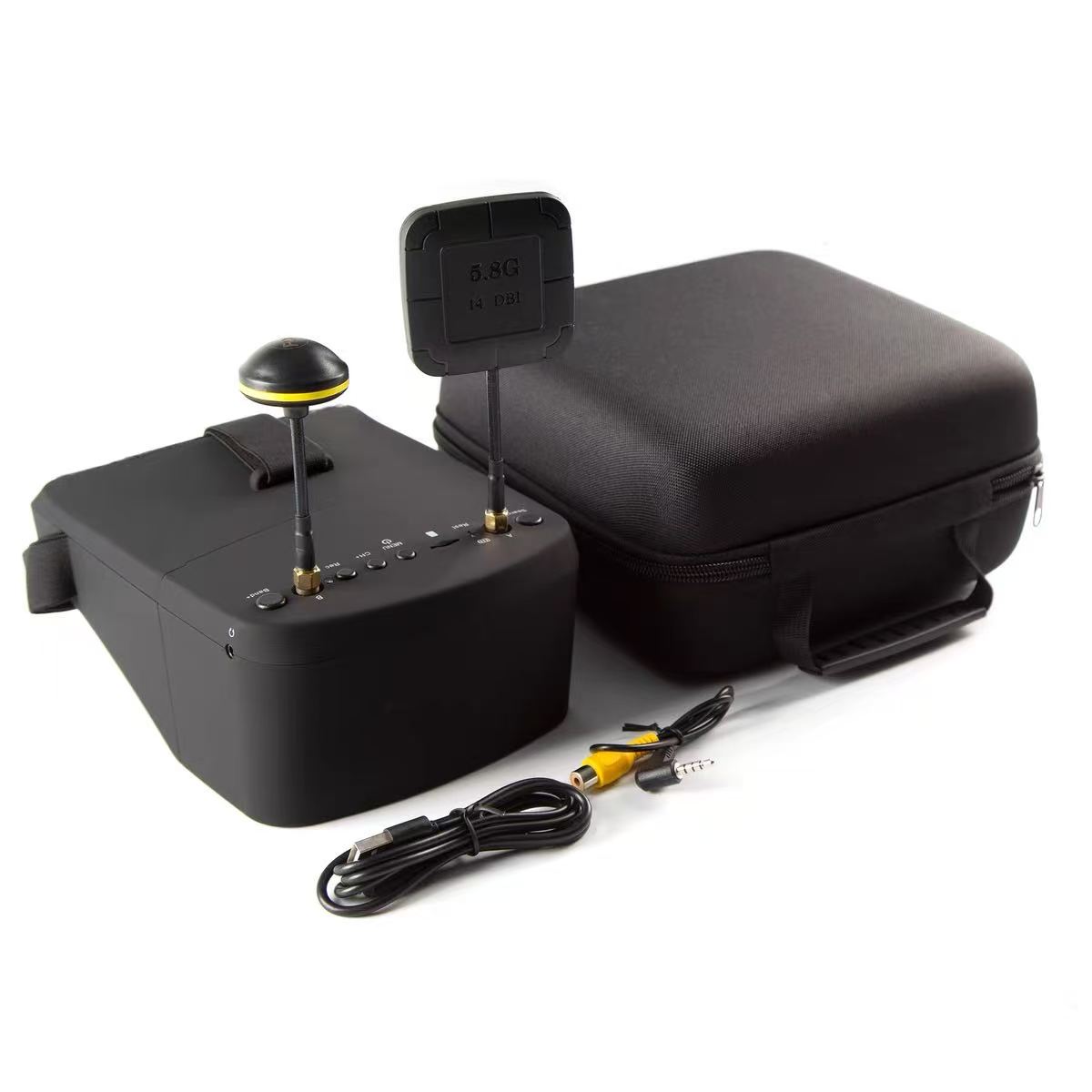 Drone Racing Goggles - Occhiali FPV EV800D con Schermo Rimovibile